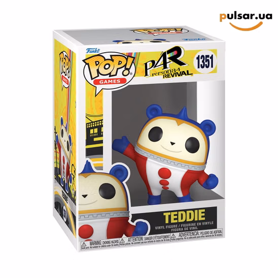 Вінілова фігурка «Funko POP! • • Persona ◉ Teddie № 1351»