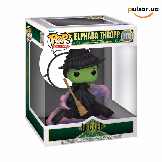 Вінілова фігурка  «Funko POP! • Deluxe • Wicked ◉ Elphaba Thropp № 2173»