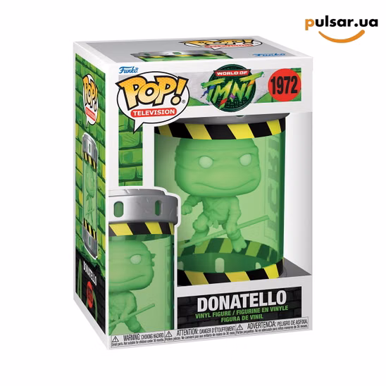 Вінілова фігурка  «Funko POP! •  • Teenage Mutant Ninja Turtles ◉ Donatello (Ooze Canister) № 1972»