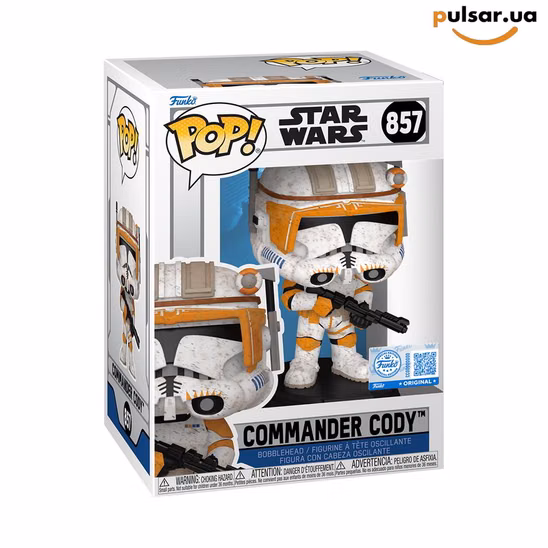 Виниловая фигурка «Funko POP! • Terget Exclusive • Star Wars ◉ Commander Cody № 857»
