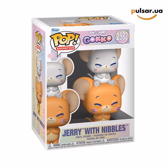 Вінілова фігурка  «Funko POP! •  • Tom and Jerry  ◉ Jerry with Nibbles (Gokko) № 2583»