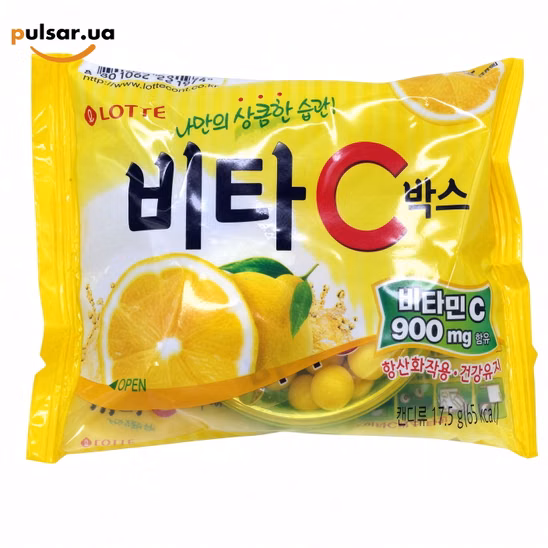 Цукерки «Lotte Vita C Box Vitamin C Candy»
