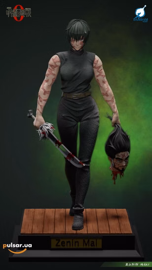 Оригінальна аніме фігурка «1/6 and 1/4 Scale Zenin Maki-Jujutsu Kaisen-DAMDAM Studio»