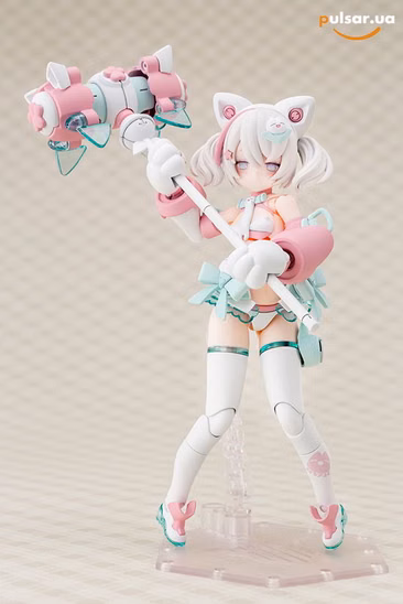 Оригінальна аніме фігурка «Megami Device PUNI*MOFU SHIRO MAO 1/1 Plastic Model»