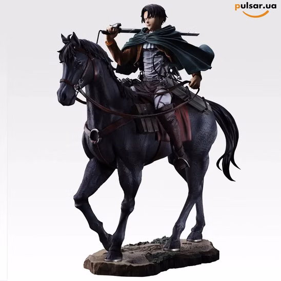 Оригинальная аниме фигурка  «Ichiban Kuji Attack on Titan Dedicate Your Heart - Last One Prize Levi Ackerman Humanity's Strongest Soldier MASTERLISE Figure»