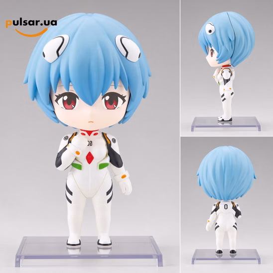 Оригінальна аніме фігурка «OSHI WORKS Mini Rebuild of Evangelion Rei Ayanami Complete Figure»
