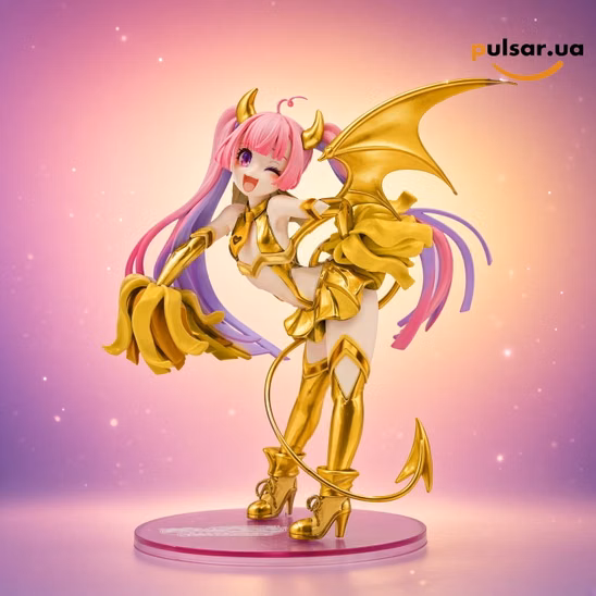 Оригінальна аніме фігурка «"Mahjong Fight Girl" Figure Collection Mitsumoto Cocoa Succubus Cheer Costume Golden Ver.»
