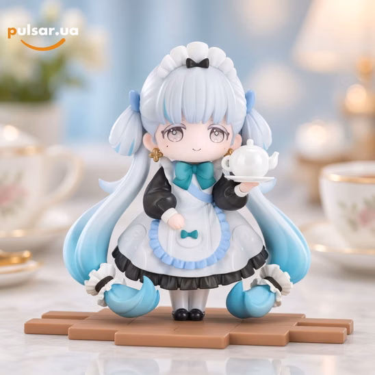 Оригінальна аніме фігурка  «Wuthering Waves Tea Break Time Chibi Figure "Jinhsi"»