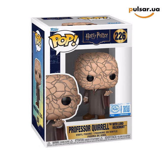 Вінілова фігурка  «Funko POP! • Funko Exclusive • Harry Potter ◉ Professor Quirrell with Lord Voldemort № 226»