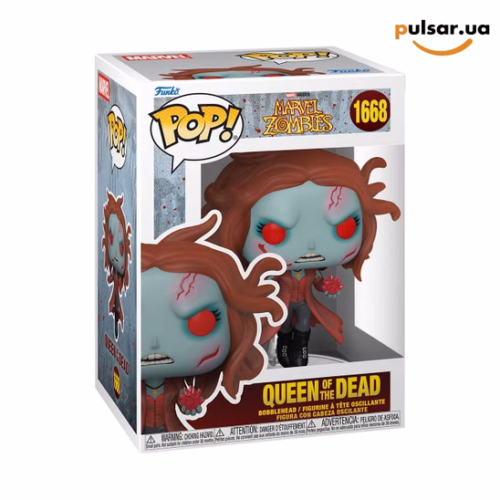 Вінілова фігурка  «Funko POP! • • Marvel Zombies ◉ Queen of the Dead № 1668»