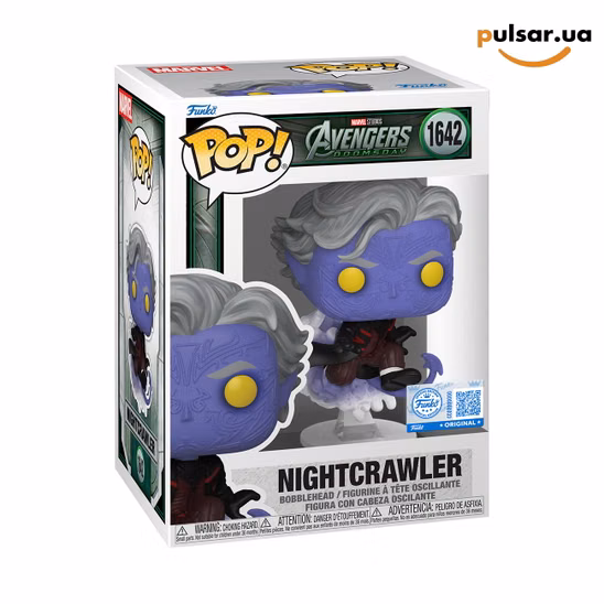 Вінілова фігурка  «Funko POP! • Entertainment Earth Exclusive • Avengers: Doomsday ◉ Nightcrawler (Doomsday) № 1642»